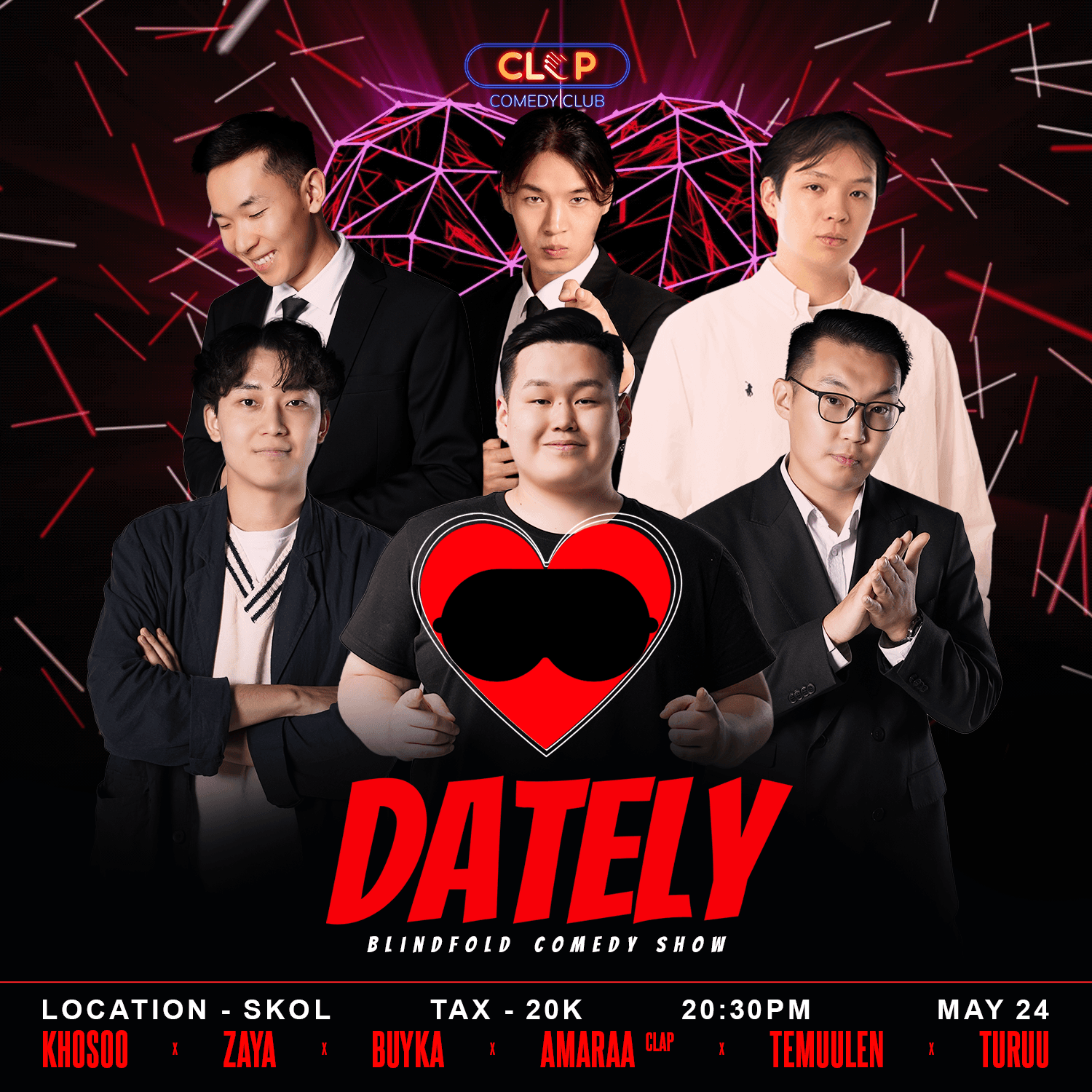 DATELY BLINDFOLD COMEDY DATING SHOW🚨